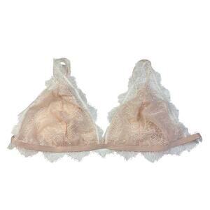 Victorias Secret Dream Angels Chantilly Lace Triangle Bralette Women’s XL NWT